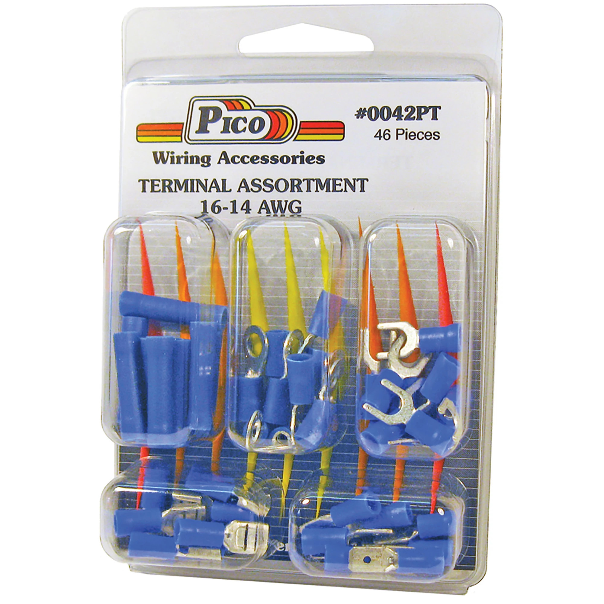 Wiring Terminal and Butt Connector Kit - 16-14 AWG - 46-Piece Assortment | CASECE | US | EN