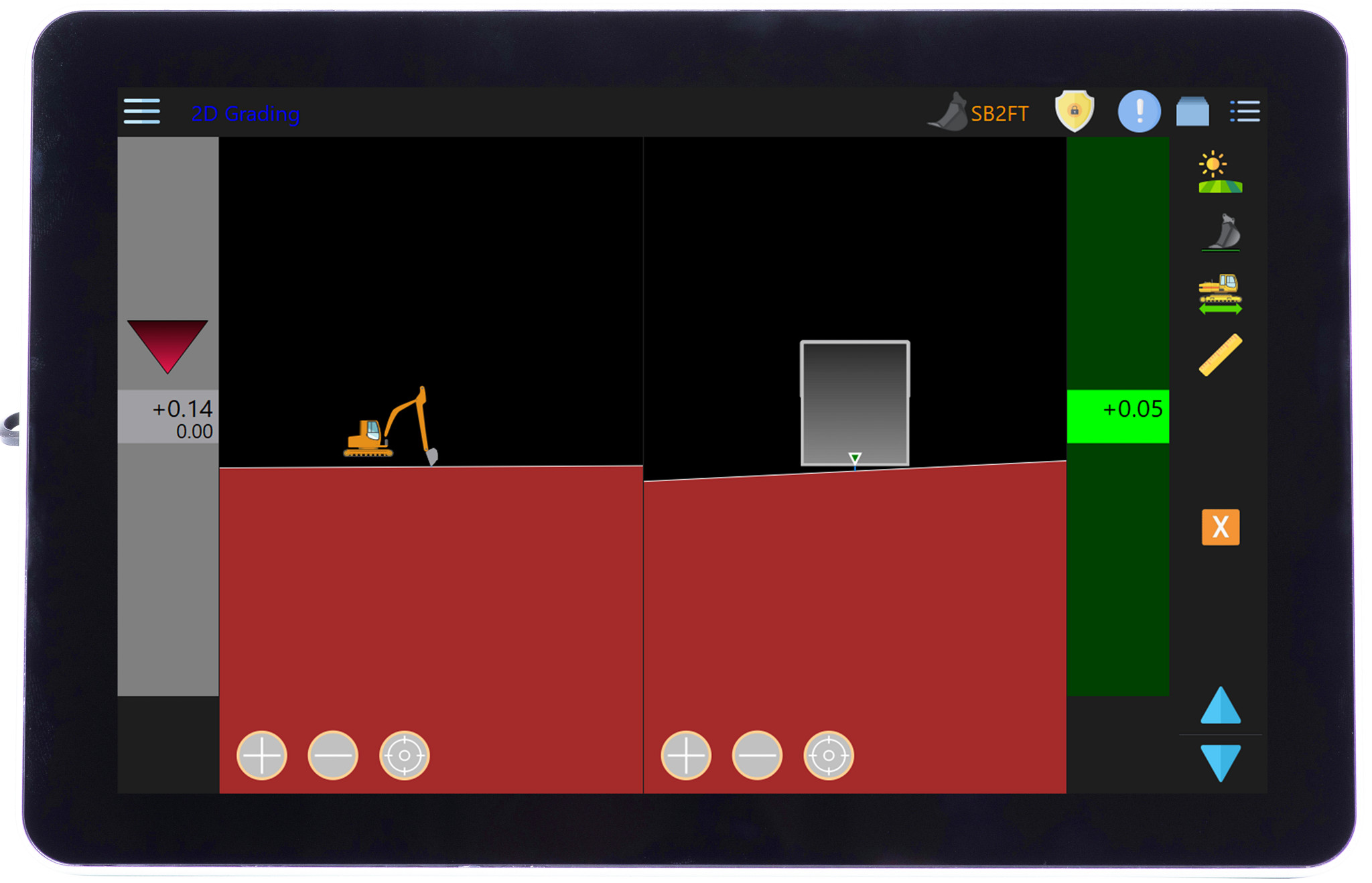 Kit de guidage SiteControl 2D - Grand - Pas de laser ou GNSS - 73334580