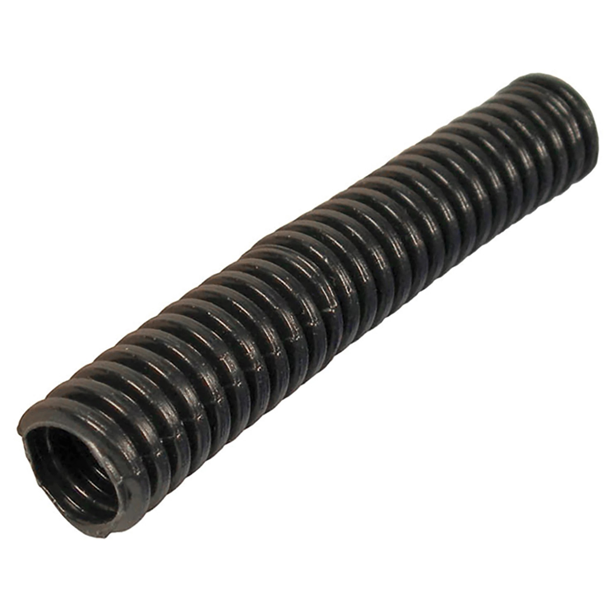 Convoluted Wire Tubing - Black - 1/4