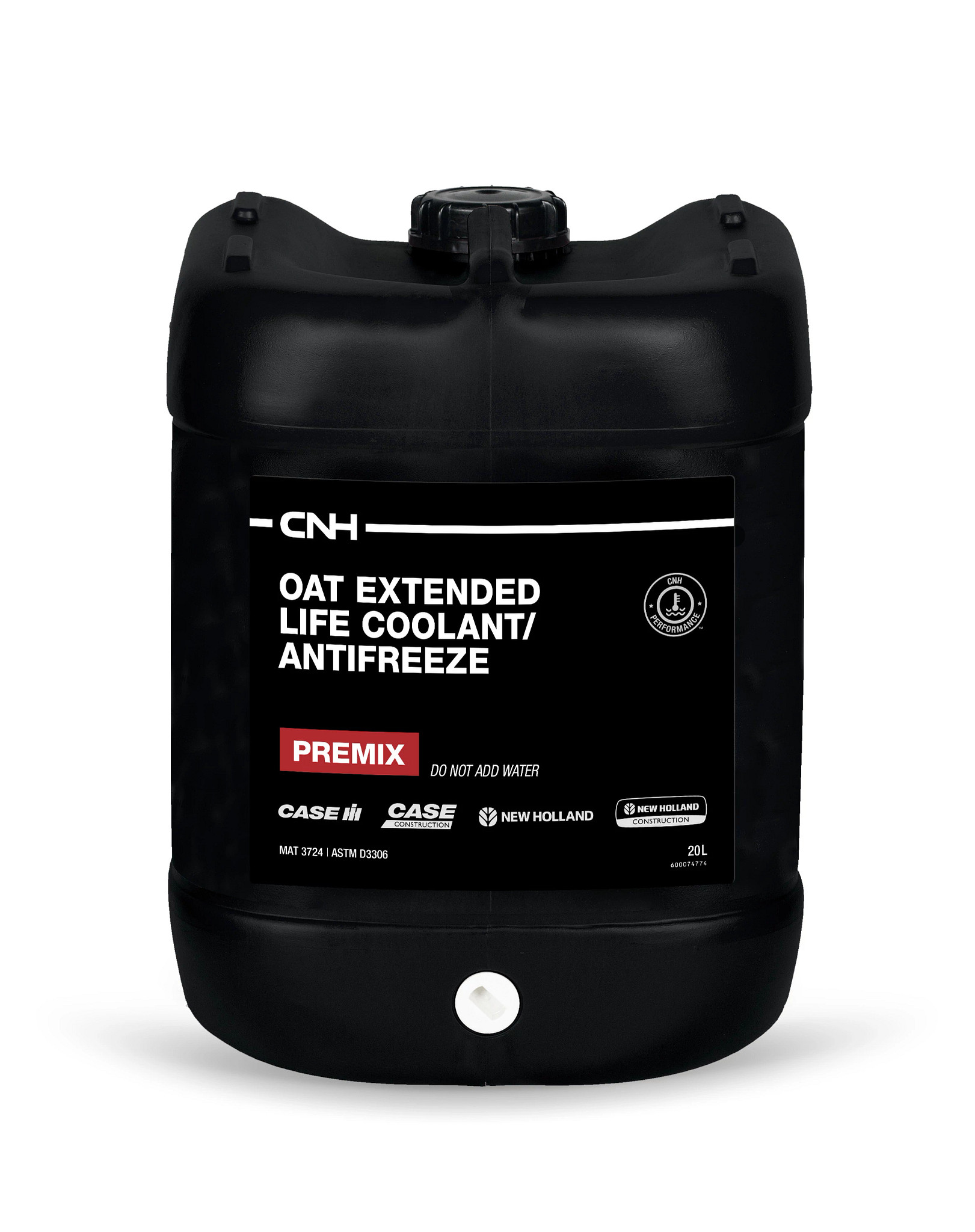 Extended-Life OAT Coolant/Antifreeze - 50/50 Premix - MAT 3724 - 20 L | NEWHOLLANDAG | NZ | EN