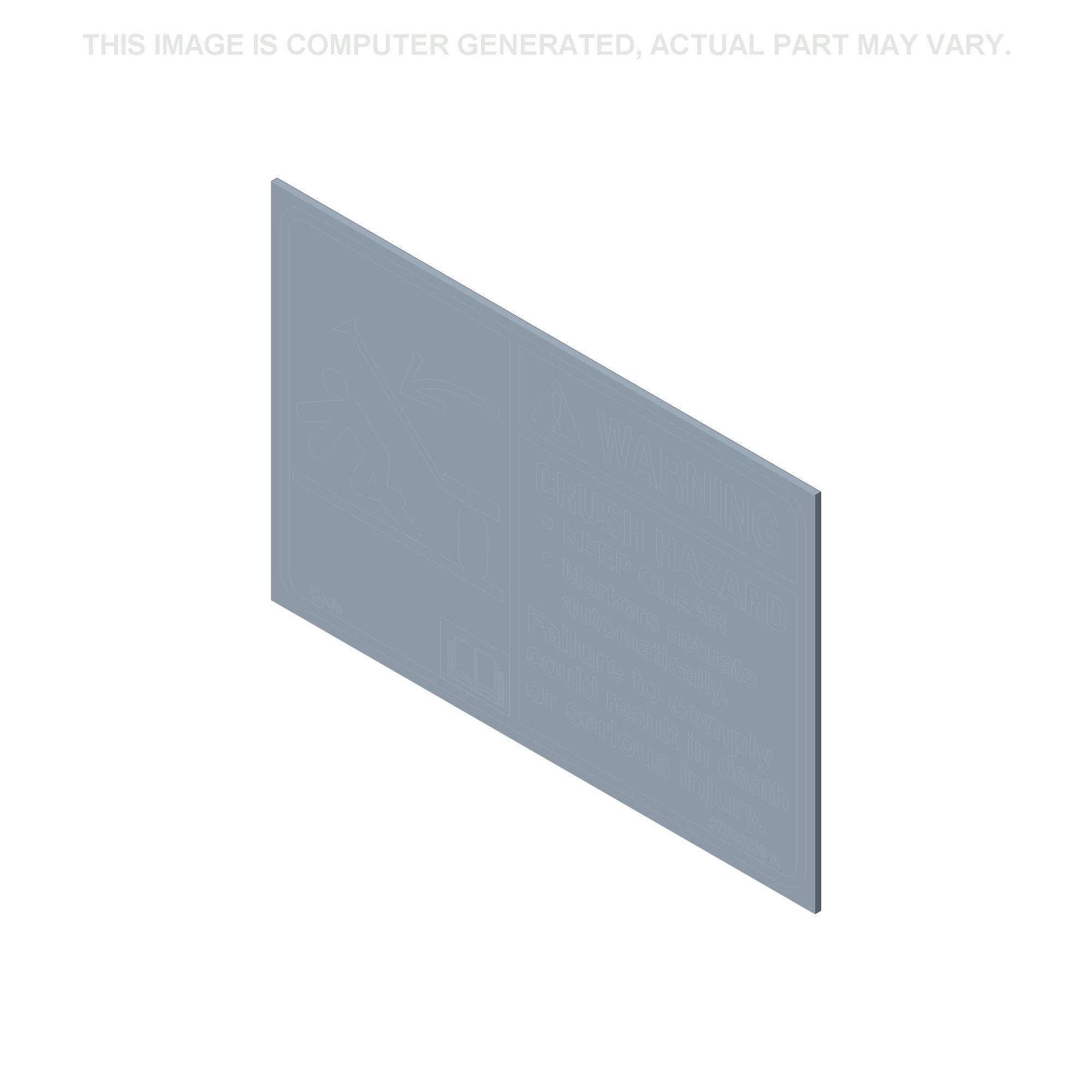 Marker Crush Hazard Decal | CASEIH | CA | EN