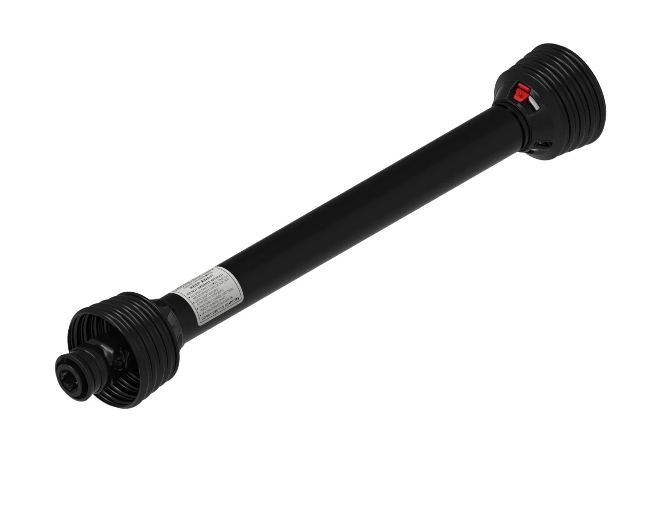 Arbre de transmission de PdF modèle 6 - Raccord de tracteur Spring-Lok avec alésage de 1 3/8 - 6 cannelures - Alésage rond de 1 po et trou de cheville de sécurité de 1/2 po pour raccord d'outil avec trou de cheville de sécurité | NEWHOLLANDCE | CA | EN