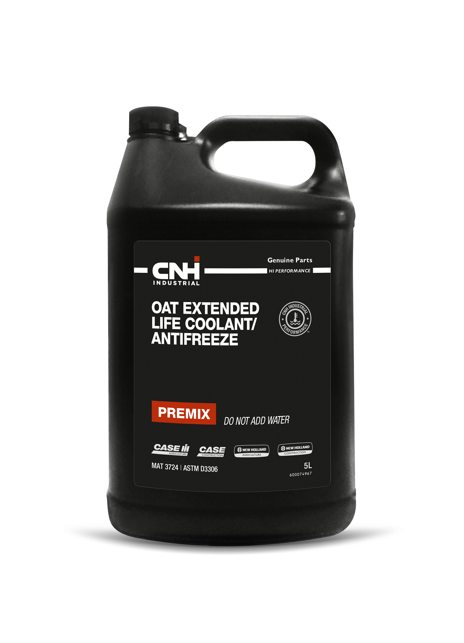 Extended-Life OAT Coolant/Antifreeze - 50/50 Premix - MAT 3724 - 5 L | CASEIH | AU | EN