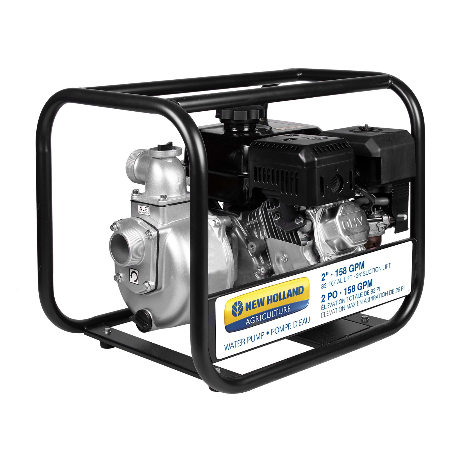 Pompe de transfert d’eau Powerease 2 po - 33 LB/PO² - 158 gal/min | NEWHOLLANDAG | CA | EN