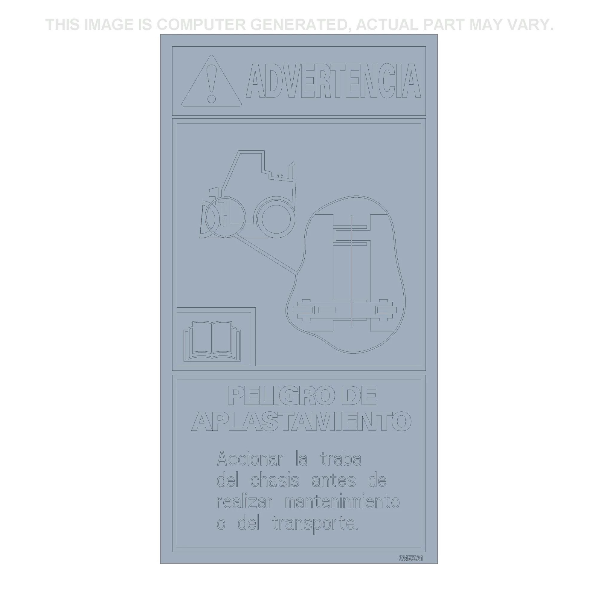 DECALCOMANIE ALARME | NEWHOLLANDCE | CA | EN