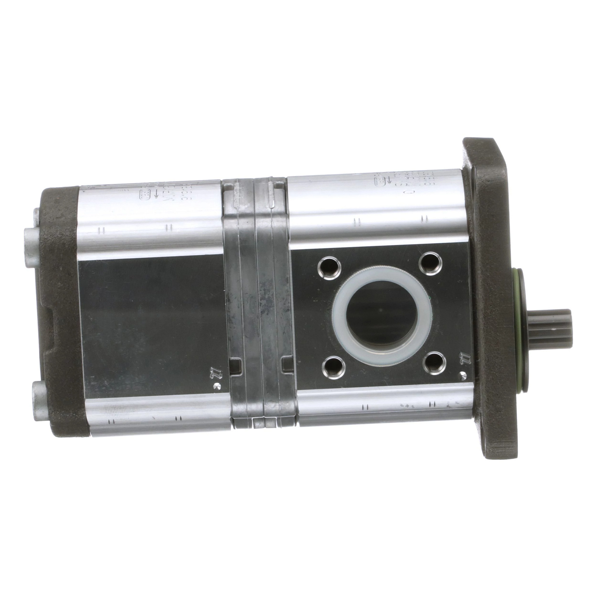 47129337 | Hydraulic Double Pump - 19.55/11.26 cc/rev - 2500 RPM