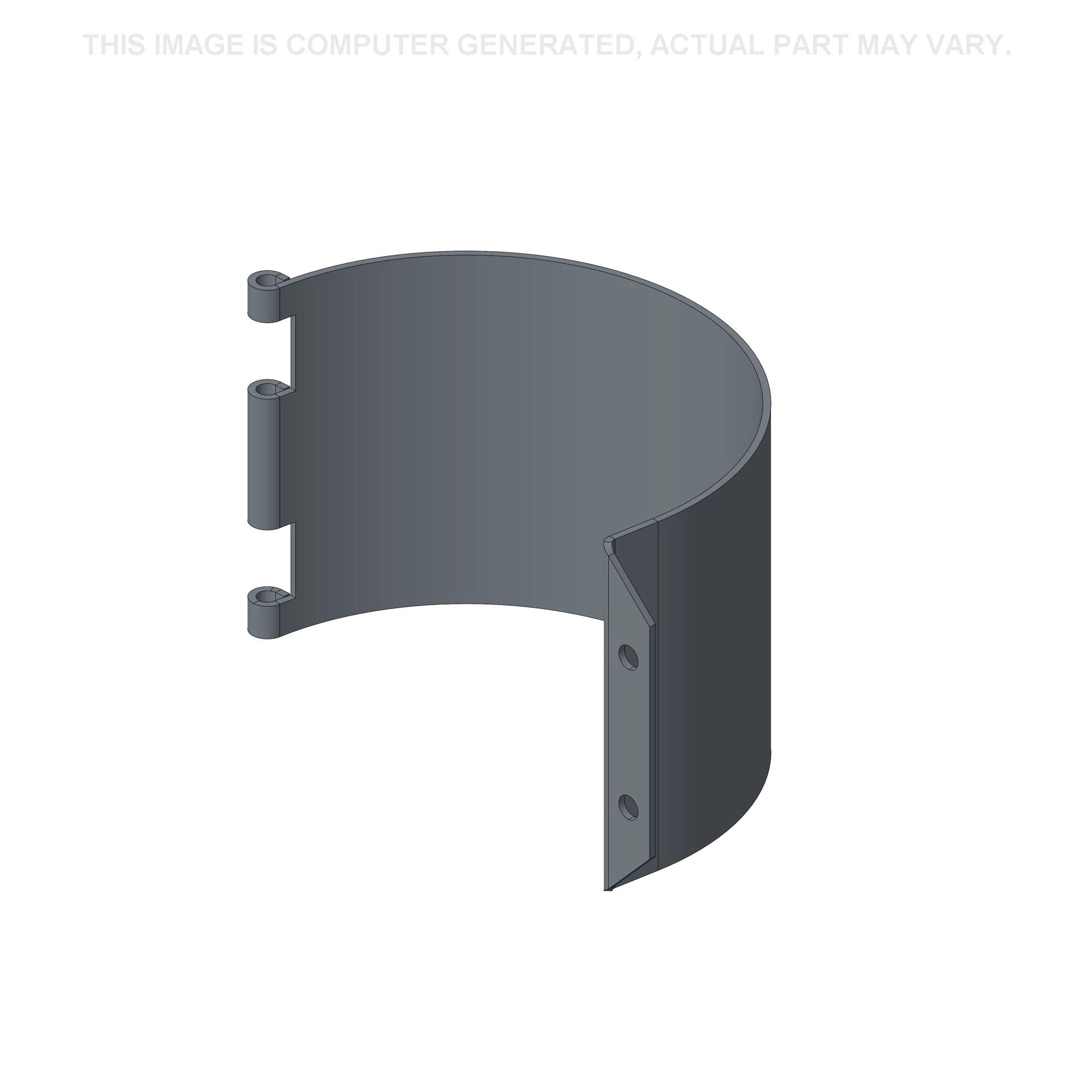 Painel de acesso do protetor do elevador de resíduos - 237 mm C x 147 mm L | CASEIH | BR | PT