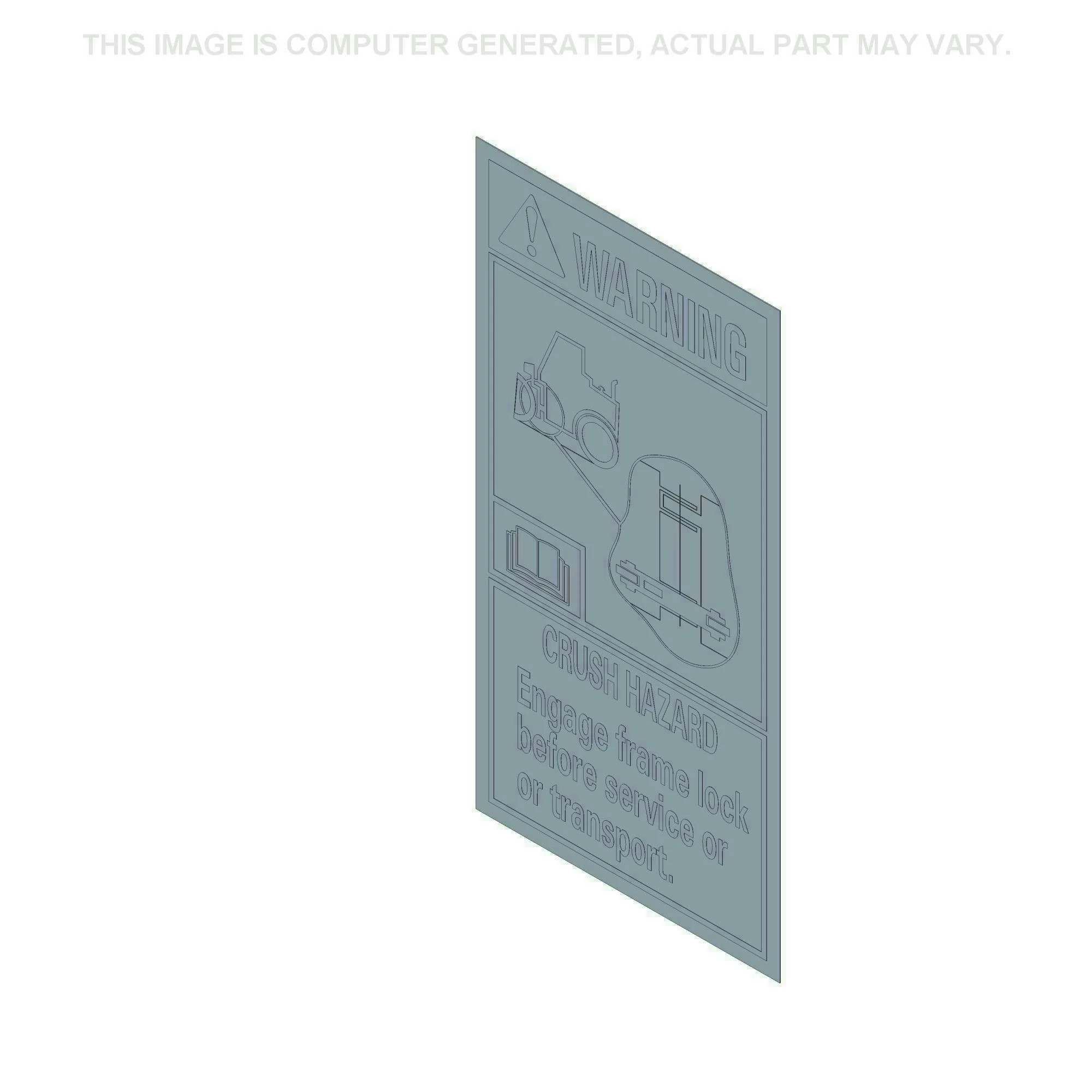 Warning Decal - Crush Hazard | CASEIH | CA | EN