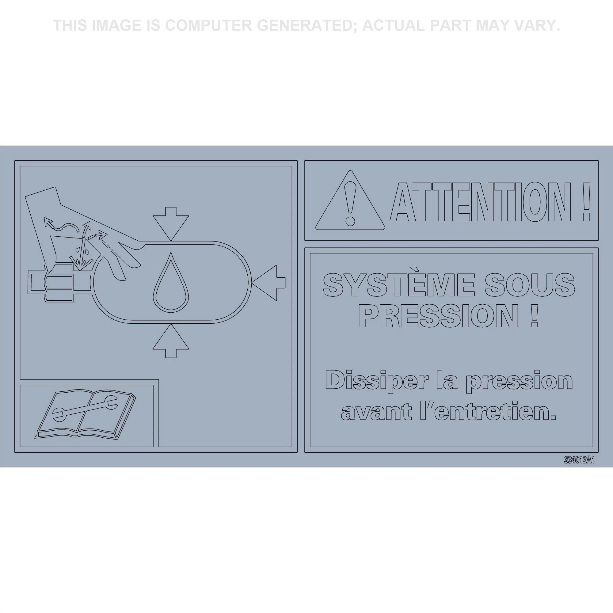 DECALCOMANIE ALARME | CASECE | EU | EN