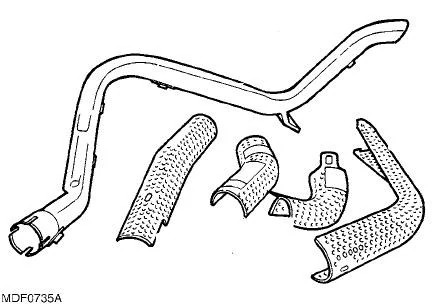 Kit do exaustor horizontal com escudo de proteção