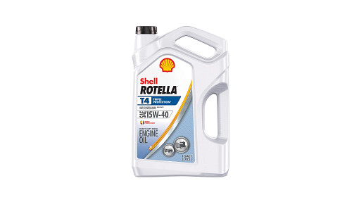 Huile Shell Rotella® T4 Triple Protection® pour moteur diesel – SAE 15W-40 – API CK-4 – 1 gal/3,78 L