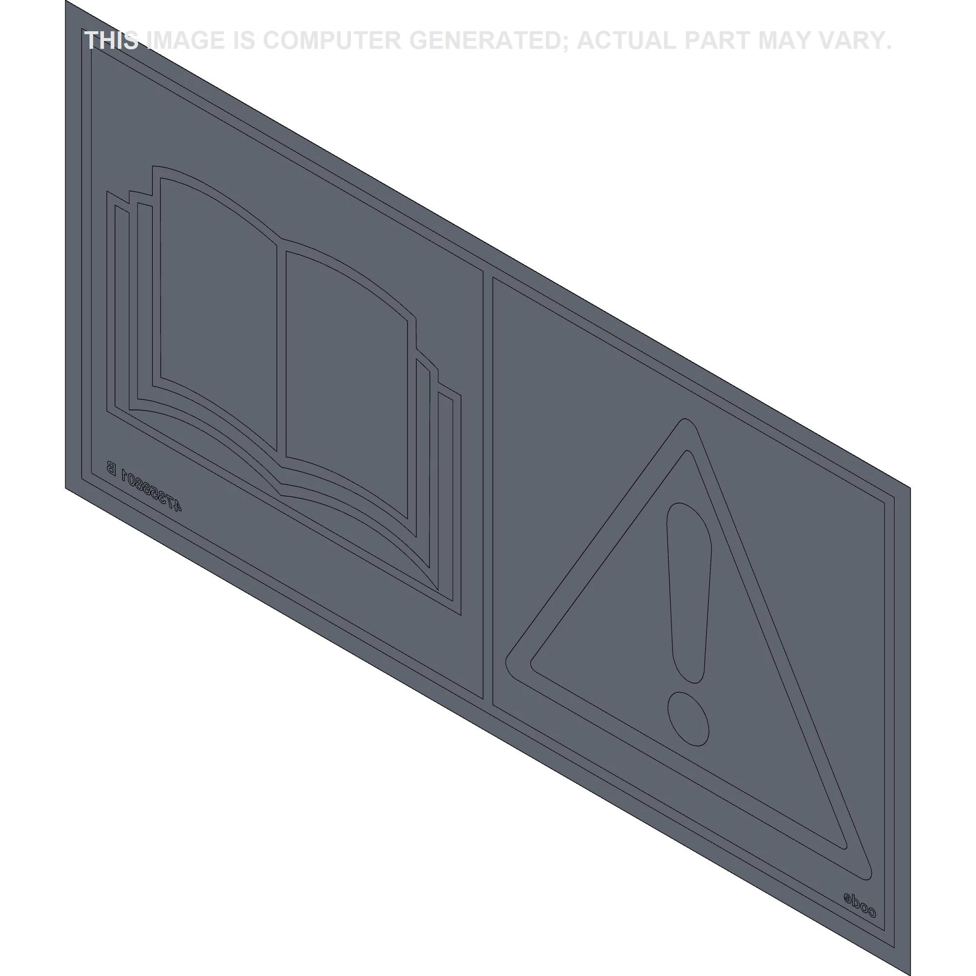 Caution Decal - ISO | MILLER | CA | EN