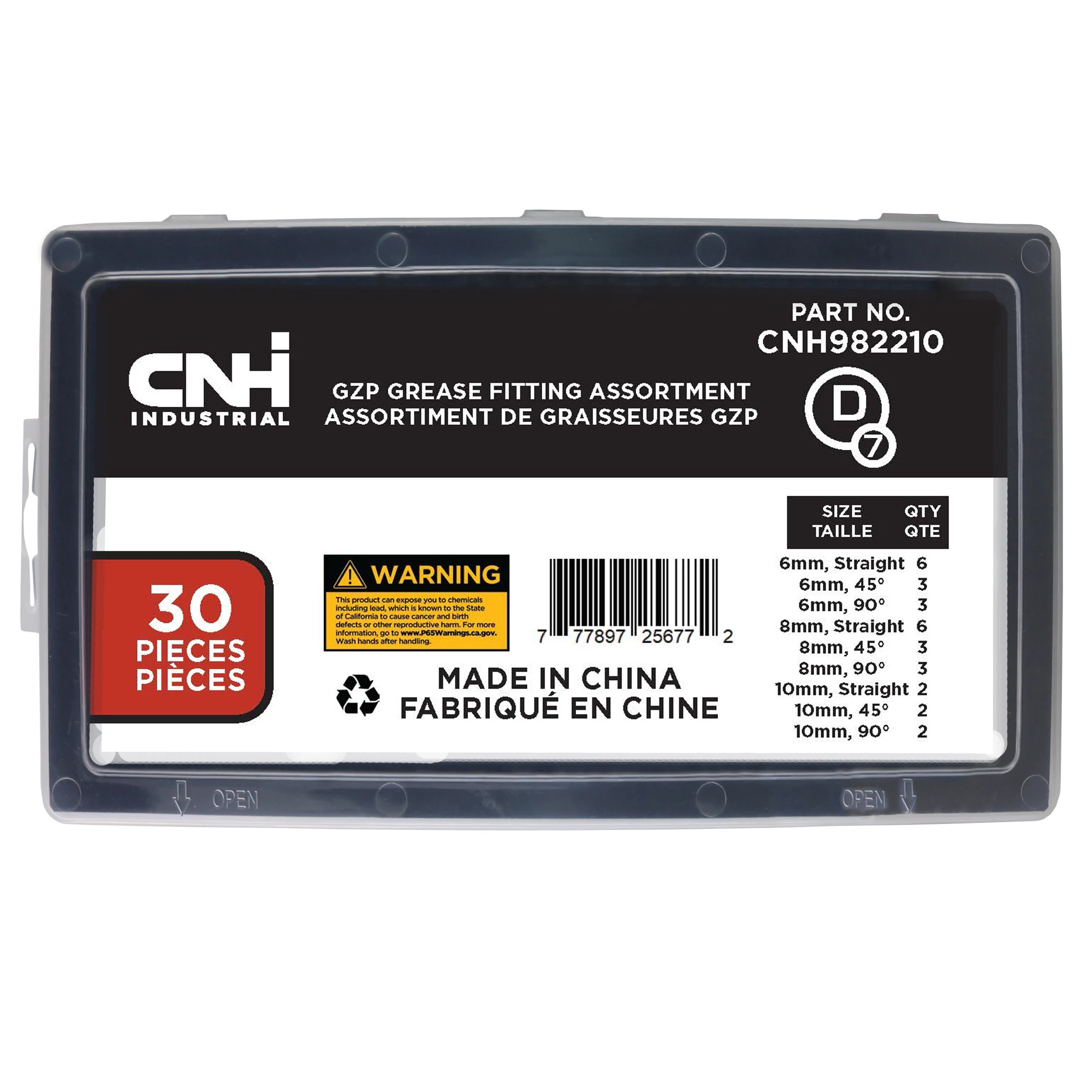 Grease Fitting Kit - Metric - 30 Pieces | CASECE | EU | EN