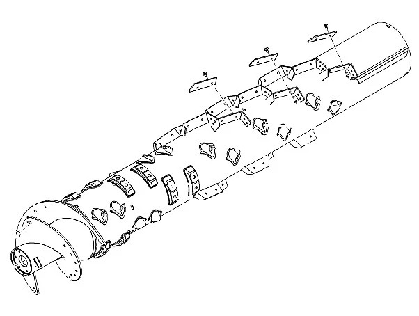 Conjunto do cortador de colheita para arroz - 3 pacotes