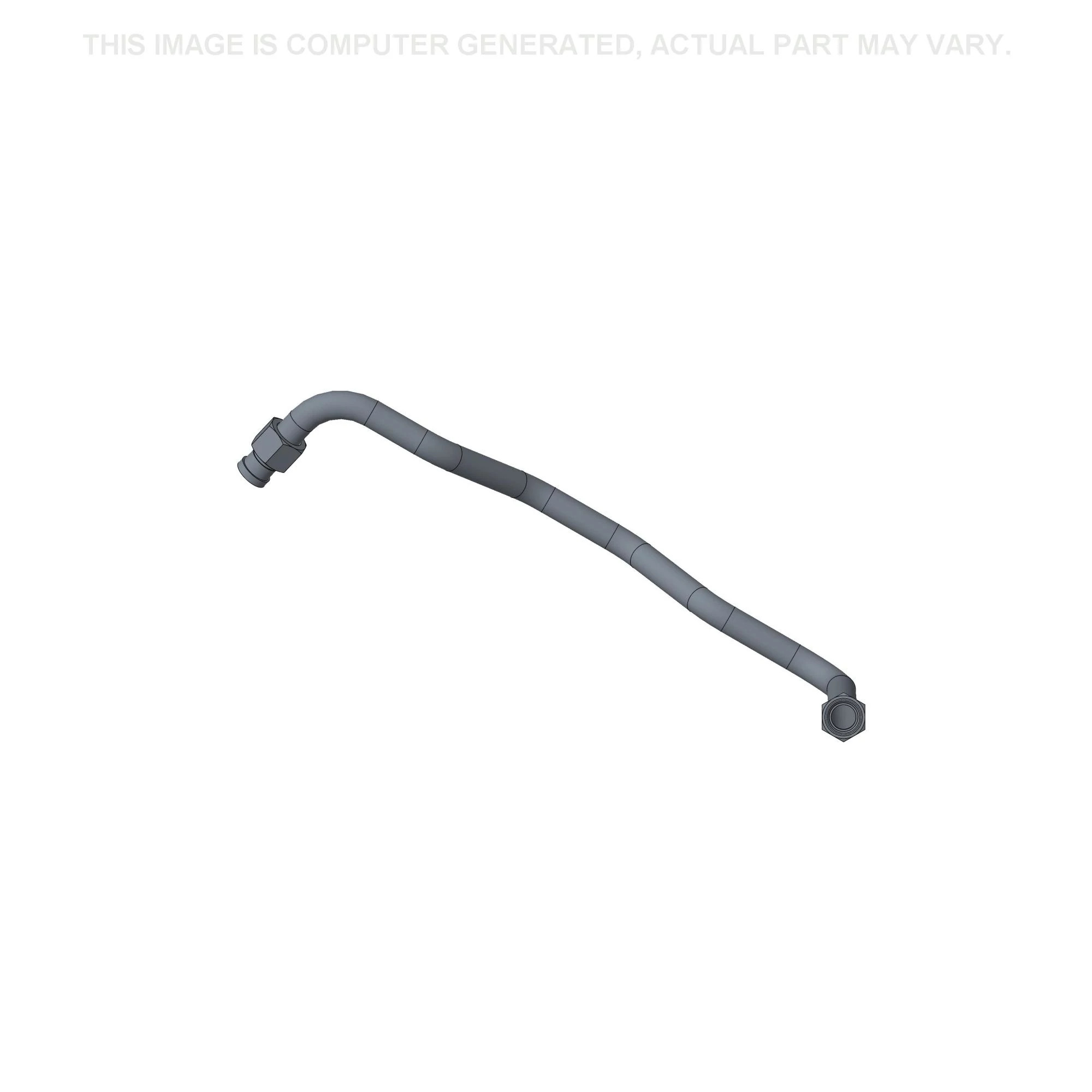 Loader Valve Outlet Tube - 25.4 mm OD