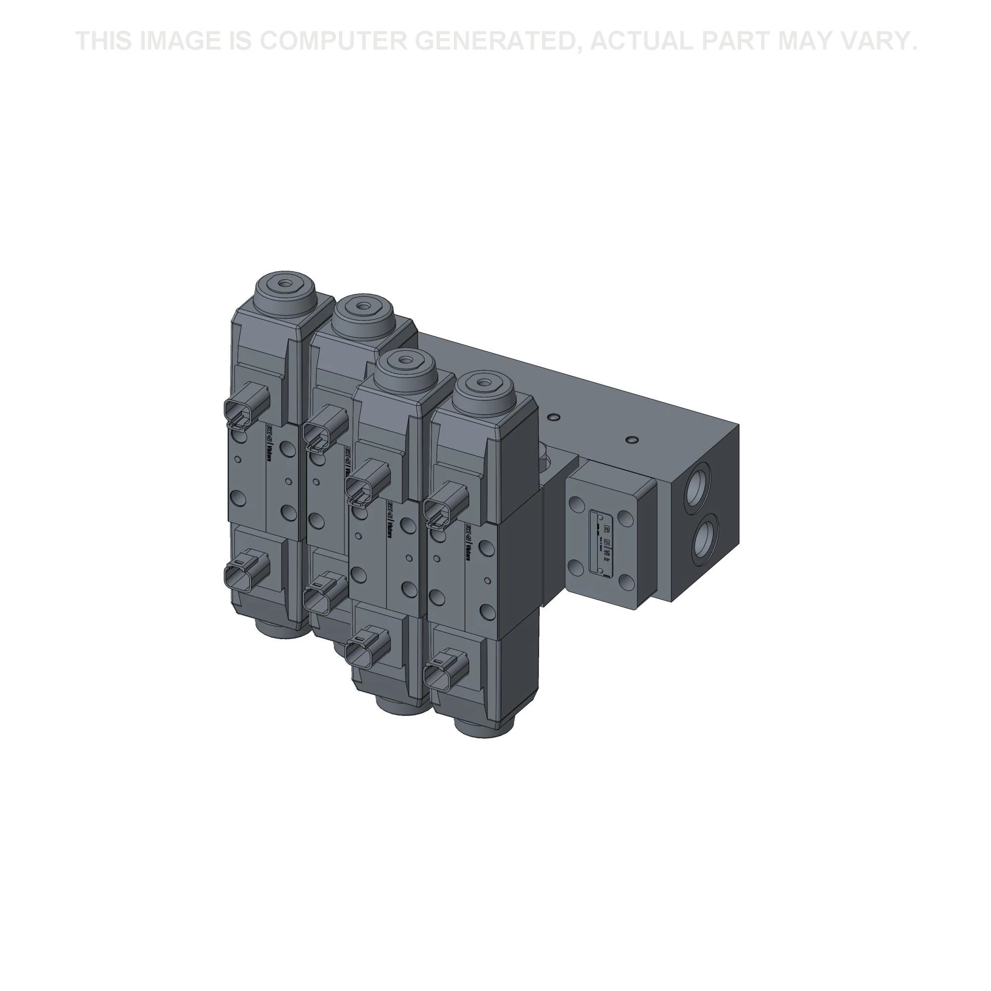 Coletor hidráulico - 266 mm C x 219 mm A x 194 mm L