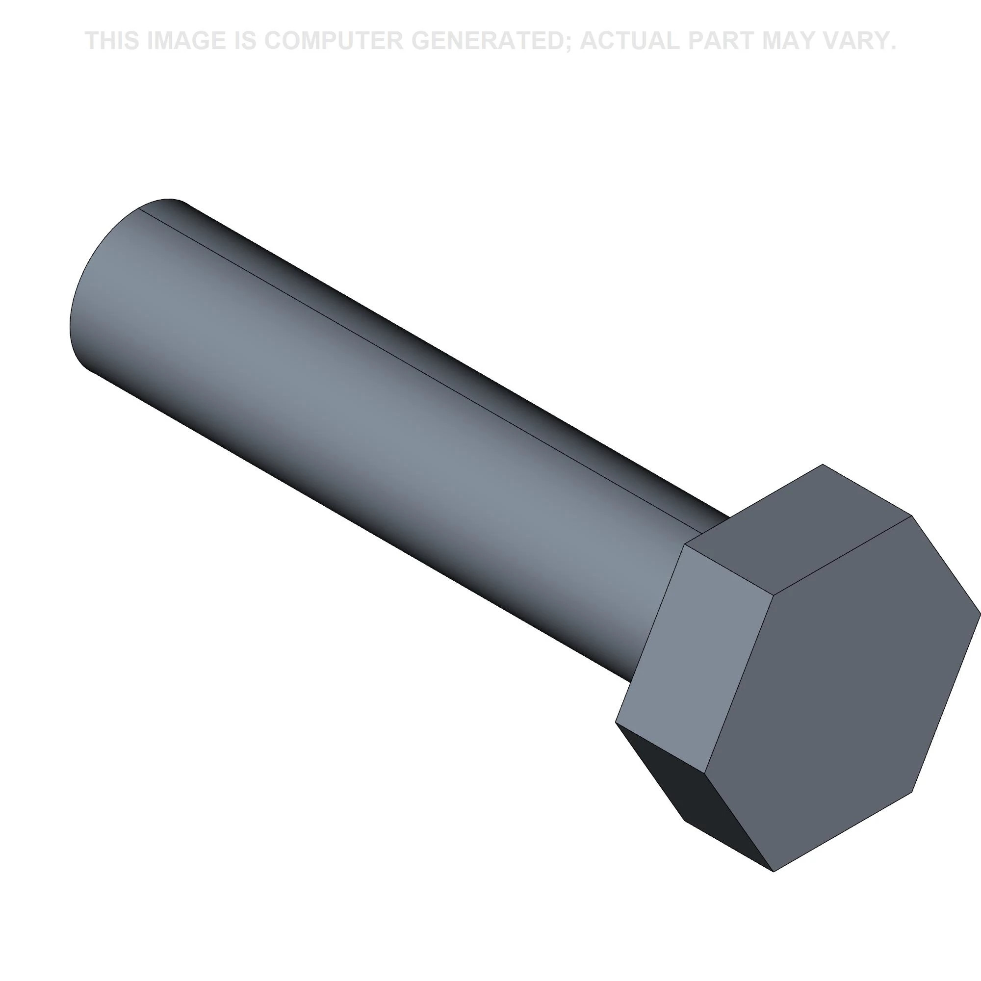 Hex Cap Screw - Grade 5 - 1/4"-20 x 1 1/8"