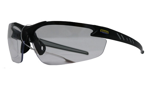 Safety Eyewear - Black Frame - Clear 2.0 Progressive Magnification Lenses | CASECE | US | EN