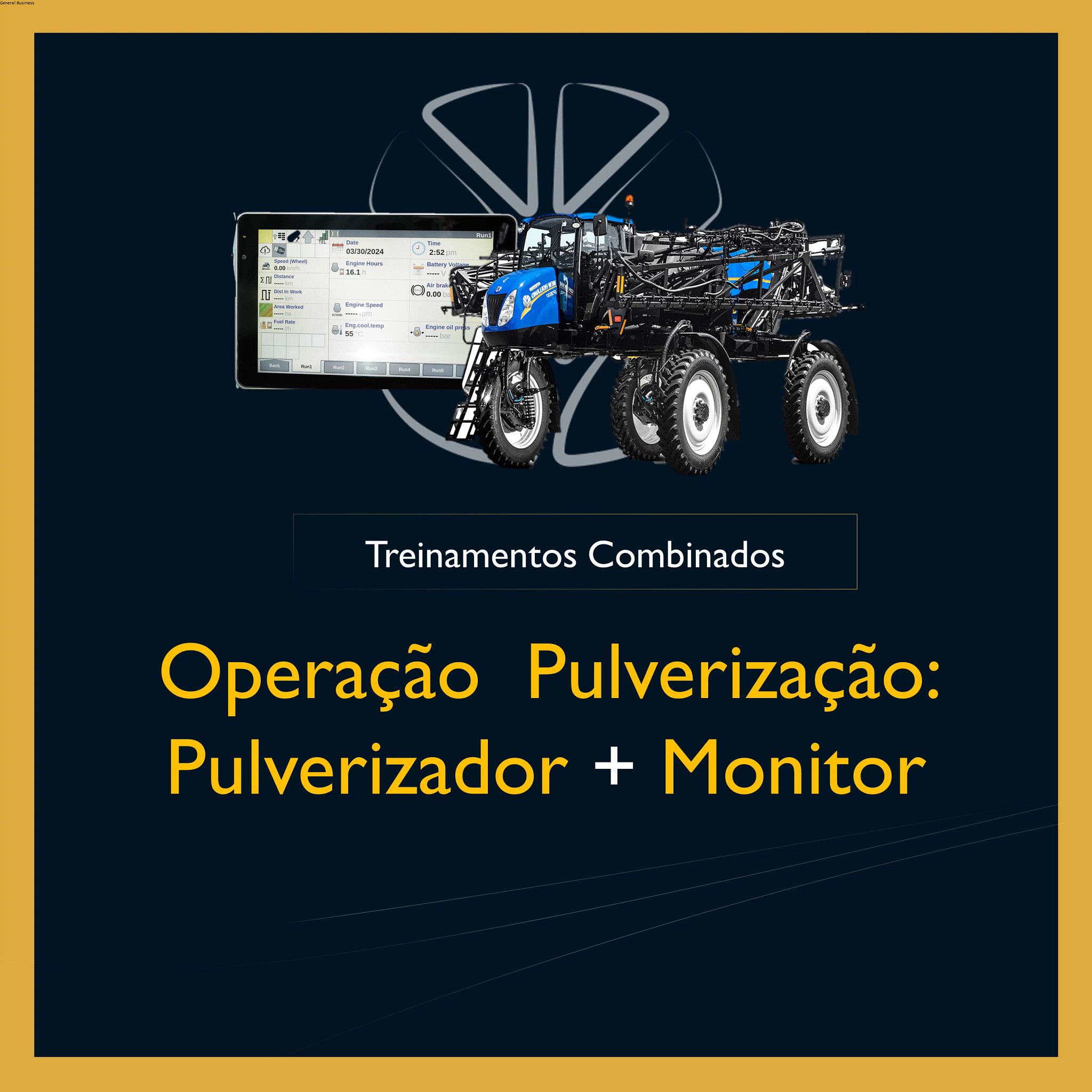 Treinamento Operação  Pulverização  - Pulverizador + Monitor