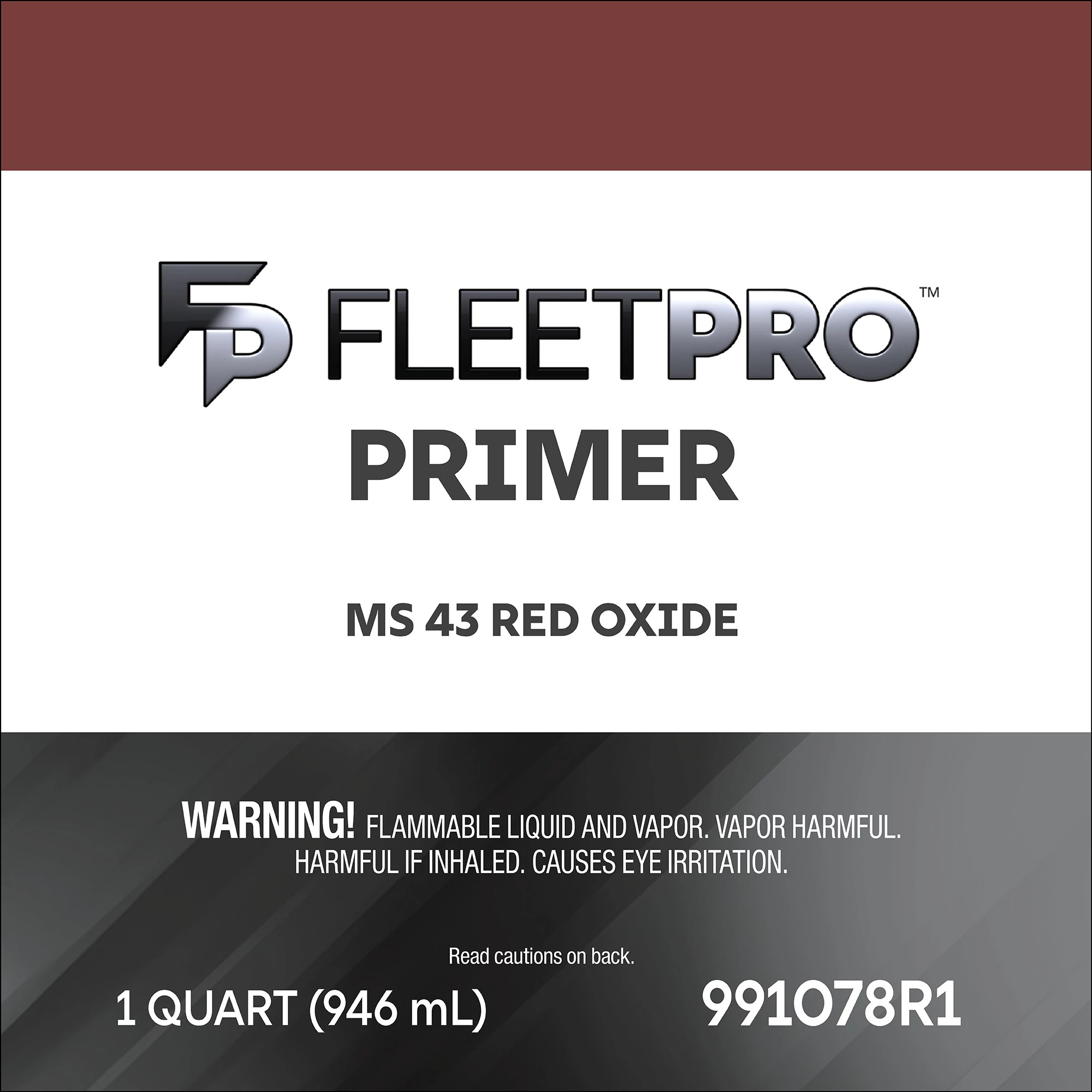 MS 43 Red Oxide Primer - 1 qt/946 ml Can | NEWHOLLANDCE | CA | EN