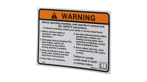 Caution Decal - 