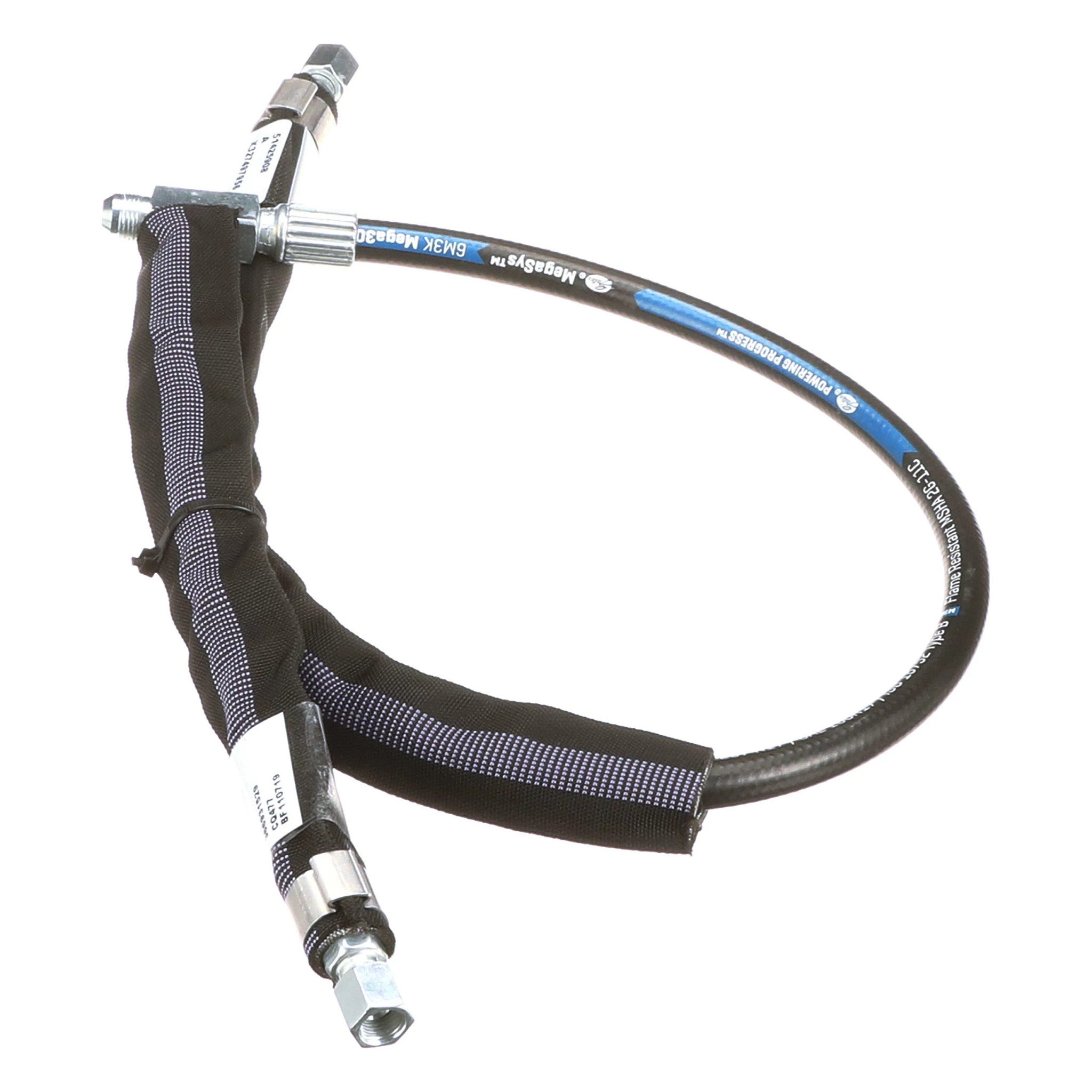 Boom Cylinder Hose - SAE 100R17 - 10 mm ID x 1457 mm L