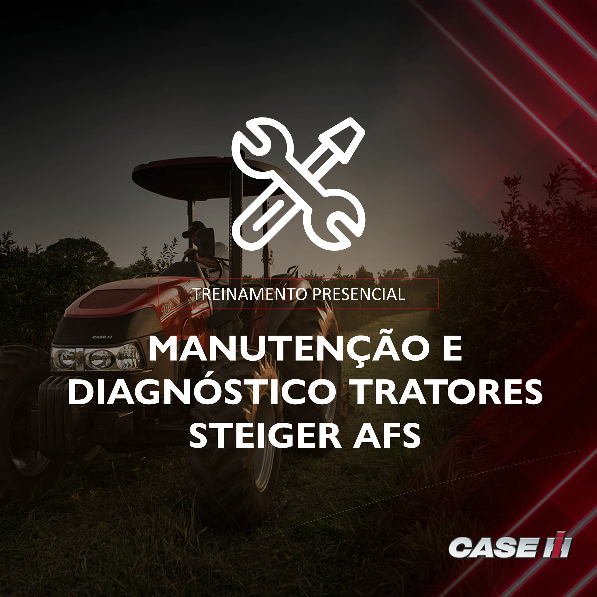 Treinamento Presencial Manutenção Avançada e Diagnóstico  - Tratores Steiger AFS