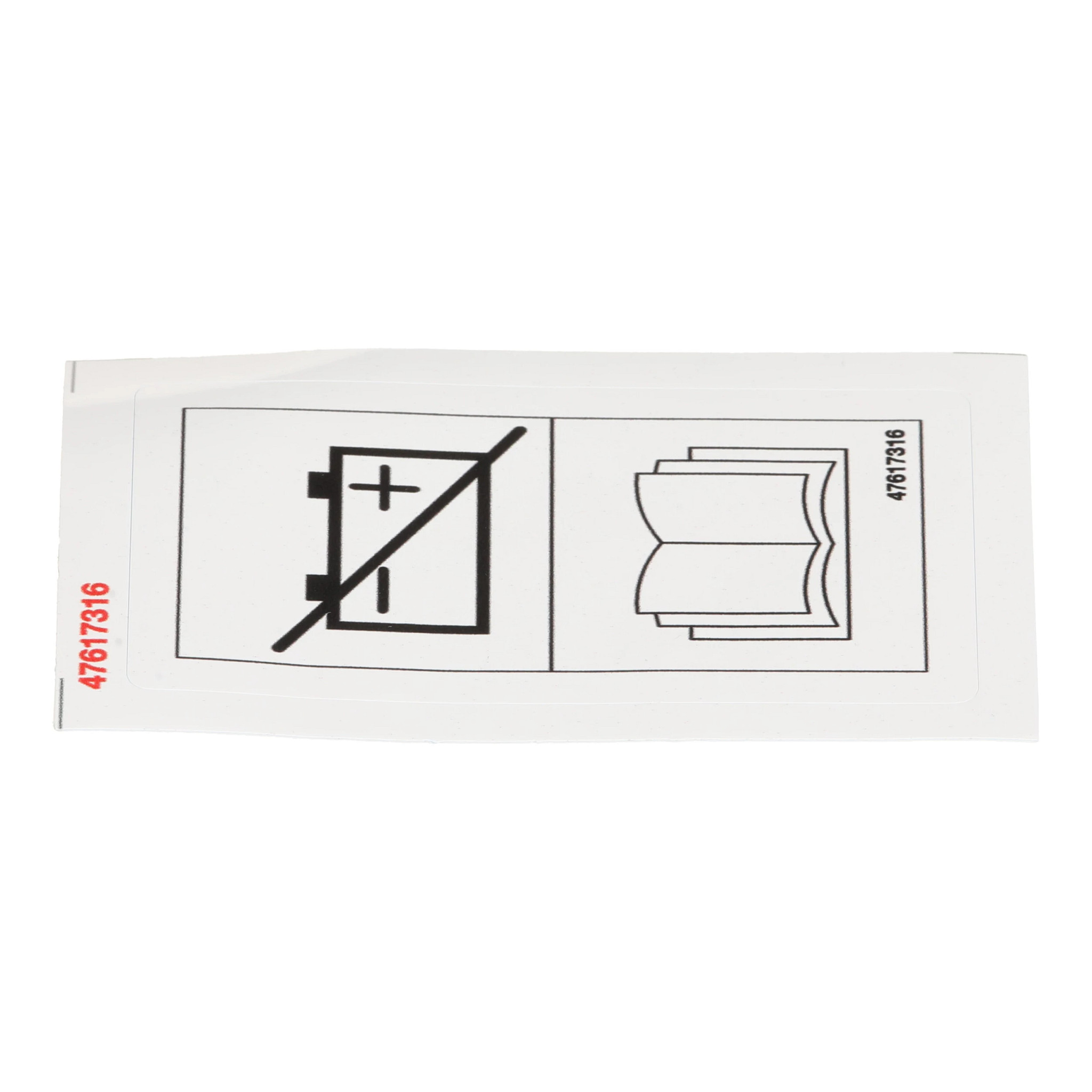 Battery Main Switch Decal