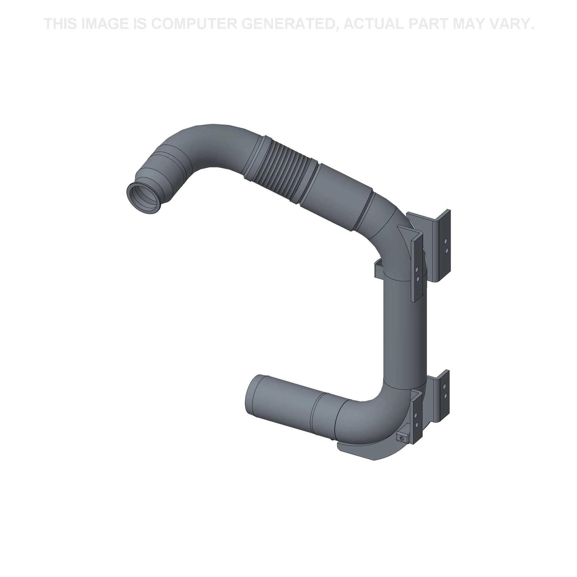 Tubo do sistema de escape - 89 mm DE x 634 mm C