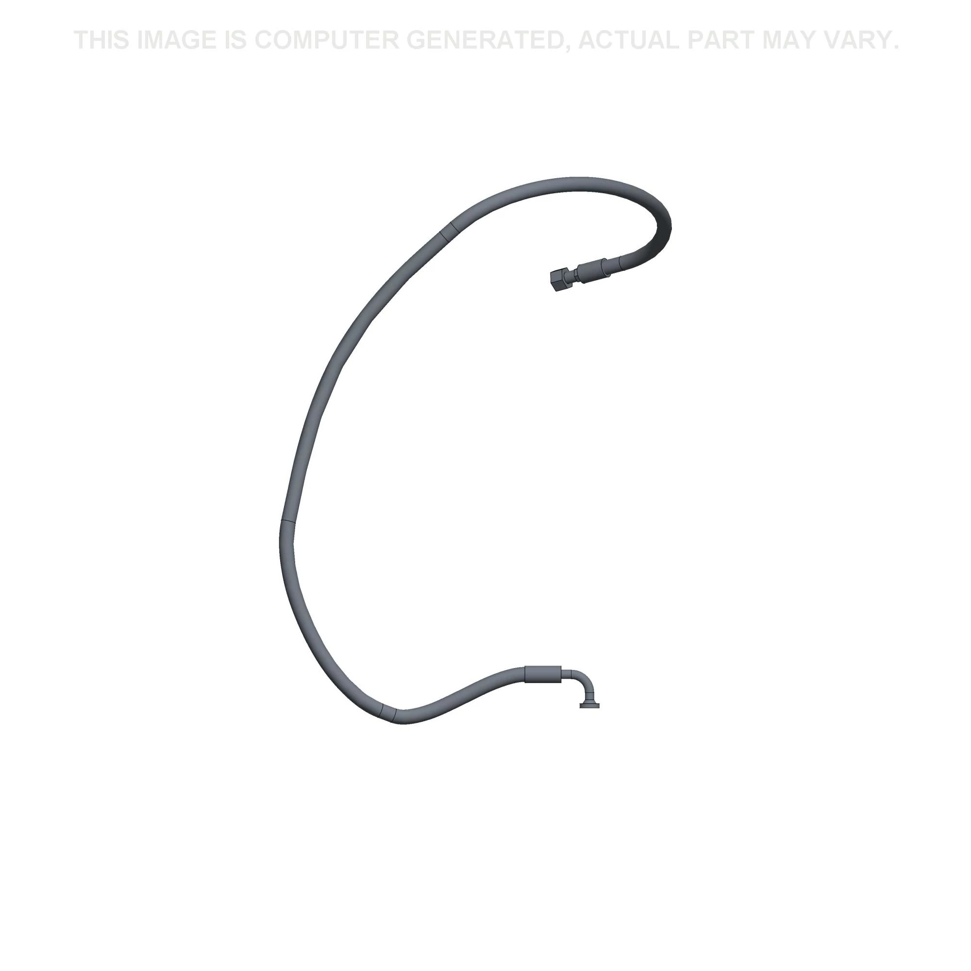Upper Front Wheel Motor Port Hose - 19.05 mm ID x 2946.4 mm L
