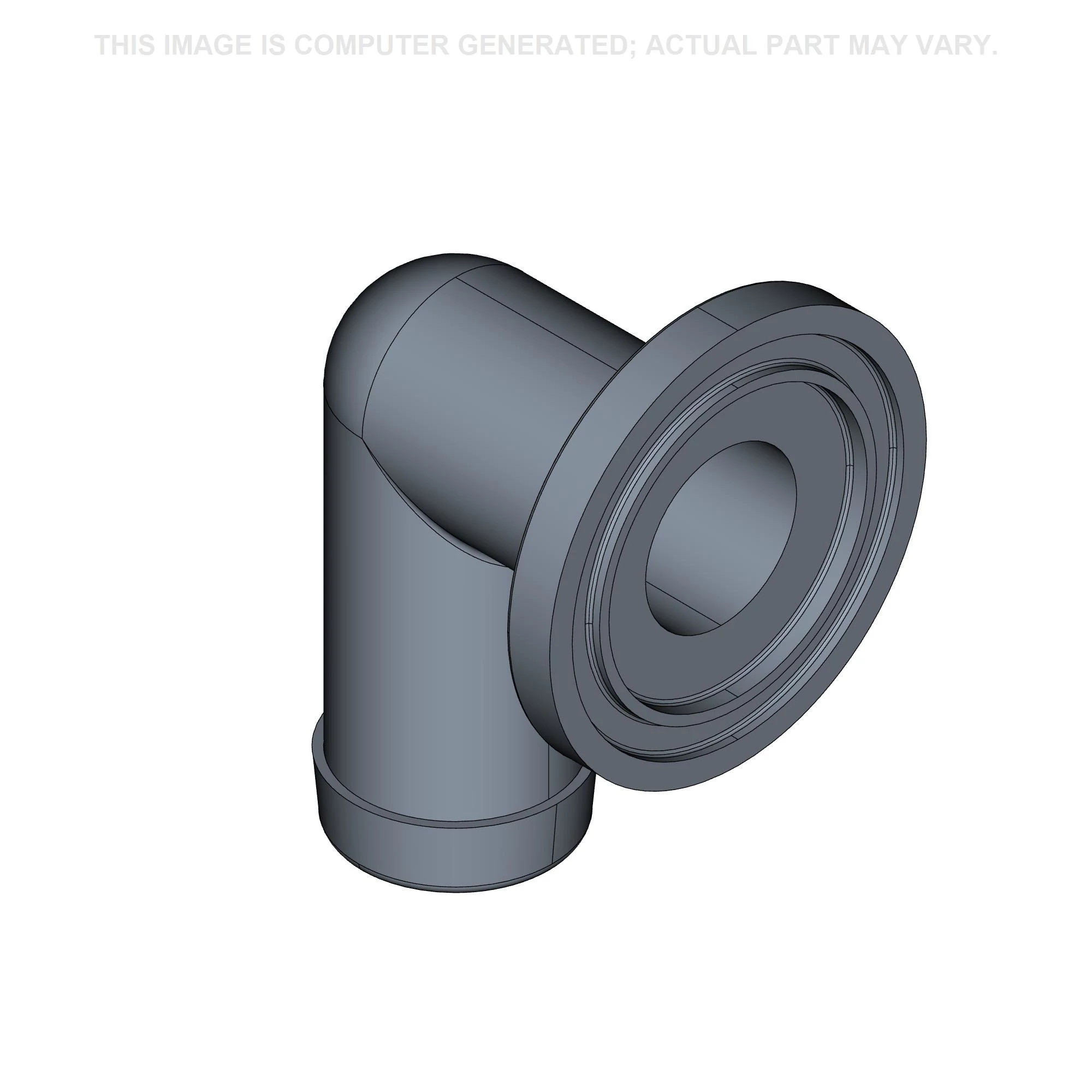 DirectoValve® Hose Barb Flange - 50-Series - 90° x 1