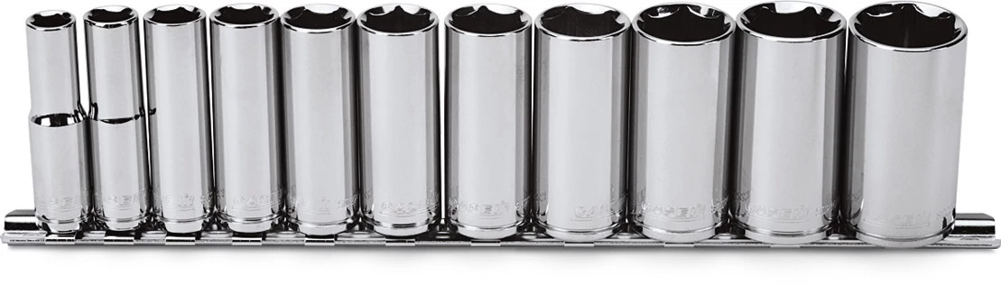 Jeu de clés à douille profonde à entraînement de 3/8 po à 6 pans Case IH – 11 pièces – Unité SAE | CASEIH | CA | EN