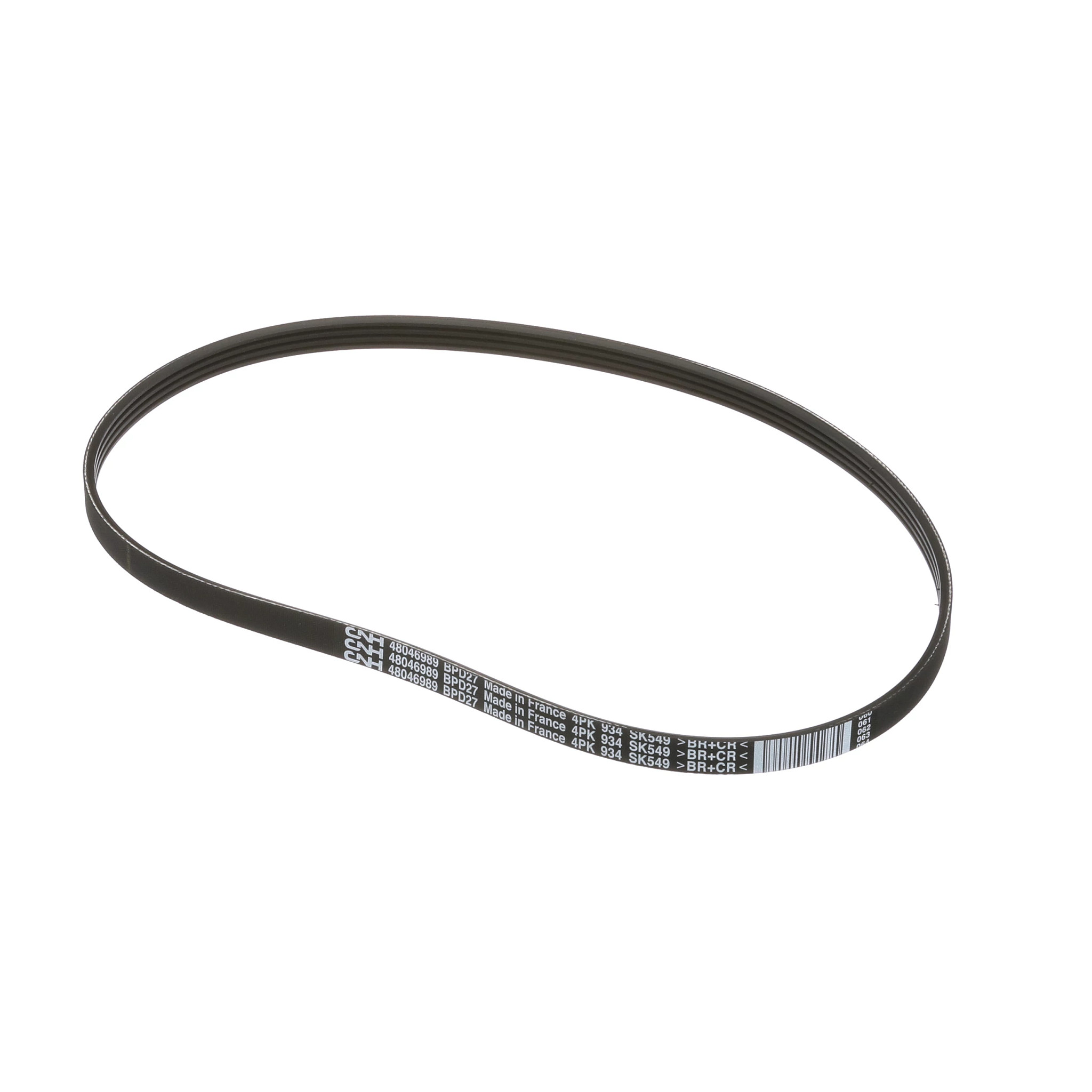 Correia em V acionamento compressor do A/C - 14.24 mm L x 934.3 mm C x 4 nervuras | NEWHOLLANDCE | BR | PT