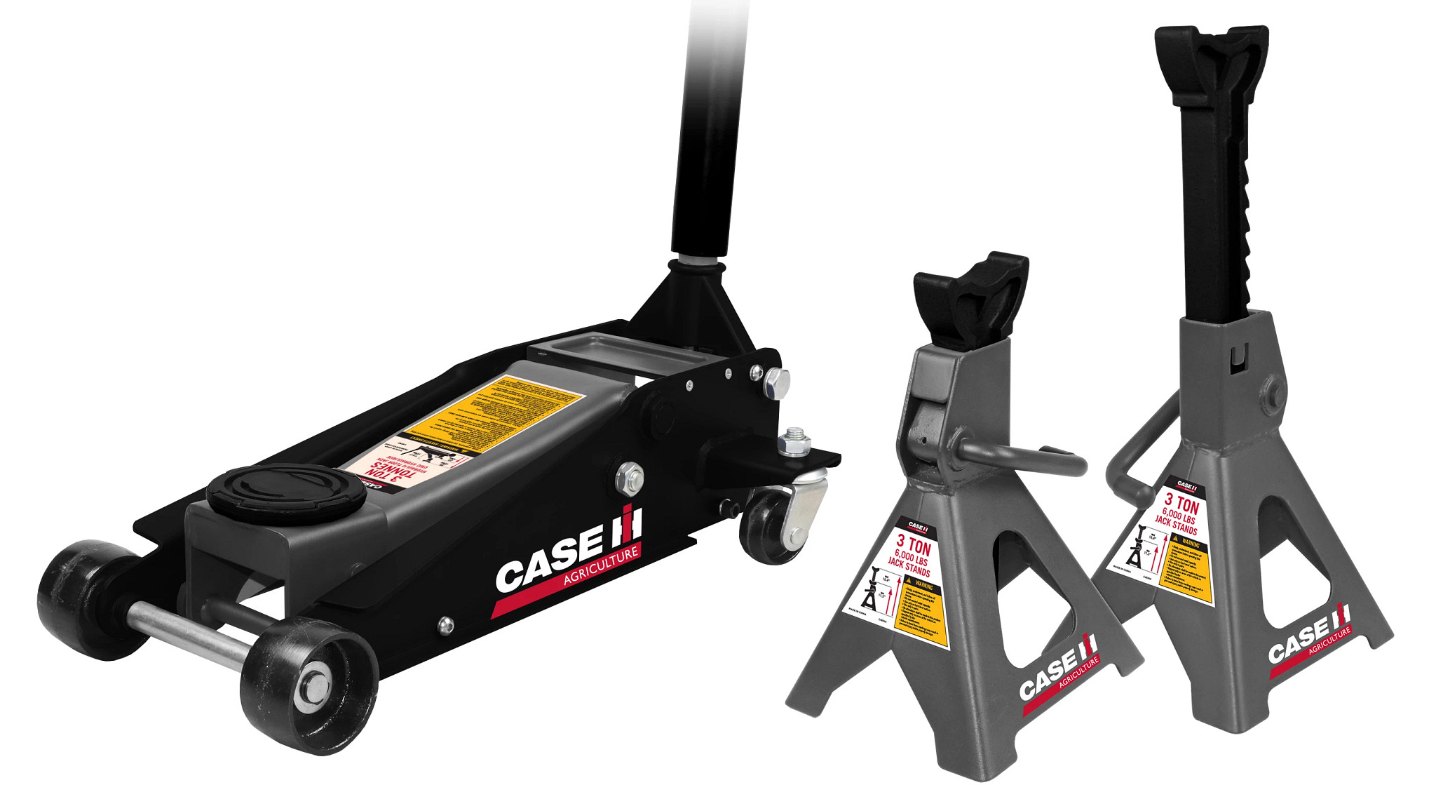 3-Ton Hydraulic Floor Jack with Stands | CASEIH | US | EN